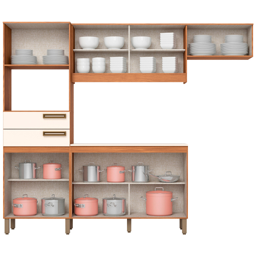 CONJ COZINHA HENN BRIZ 7 PTS E 2 GVT - Imagem 3