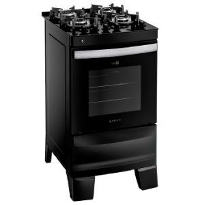 FOGÃO 4B ATLAS AGILE GLASS MESA VIDRO