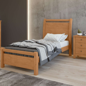 Cama Solteiro Reali Plus Amêndoa Clean